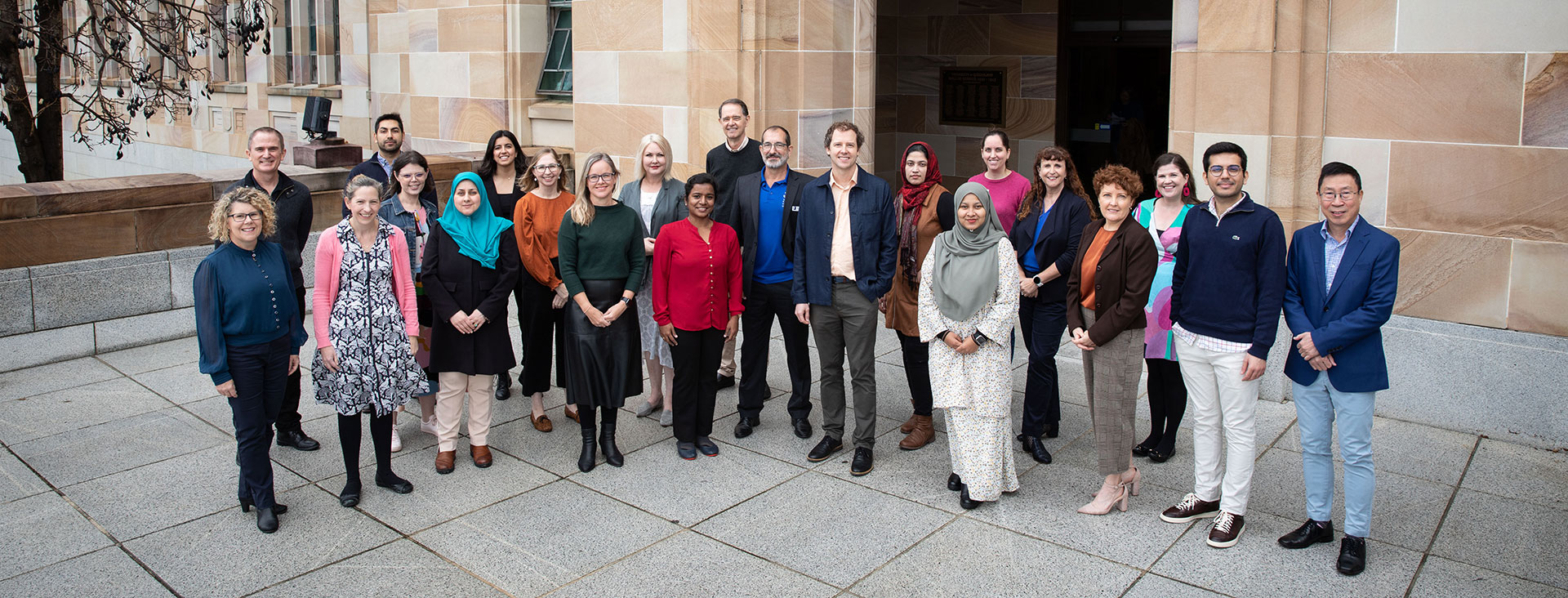 Group photo of all the members of the CHEAR research centre