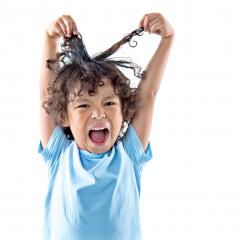 child having a tantrum