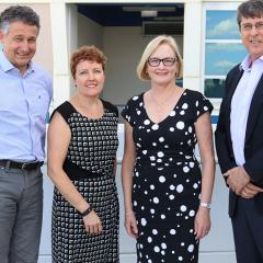 Adjunct Professor Stefan Launer, Professor Sandy Bauer, Professor Louise Hickson, Professor Bruce Abernethy